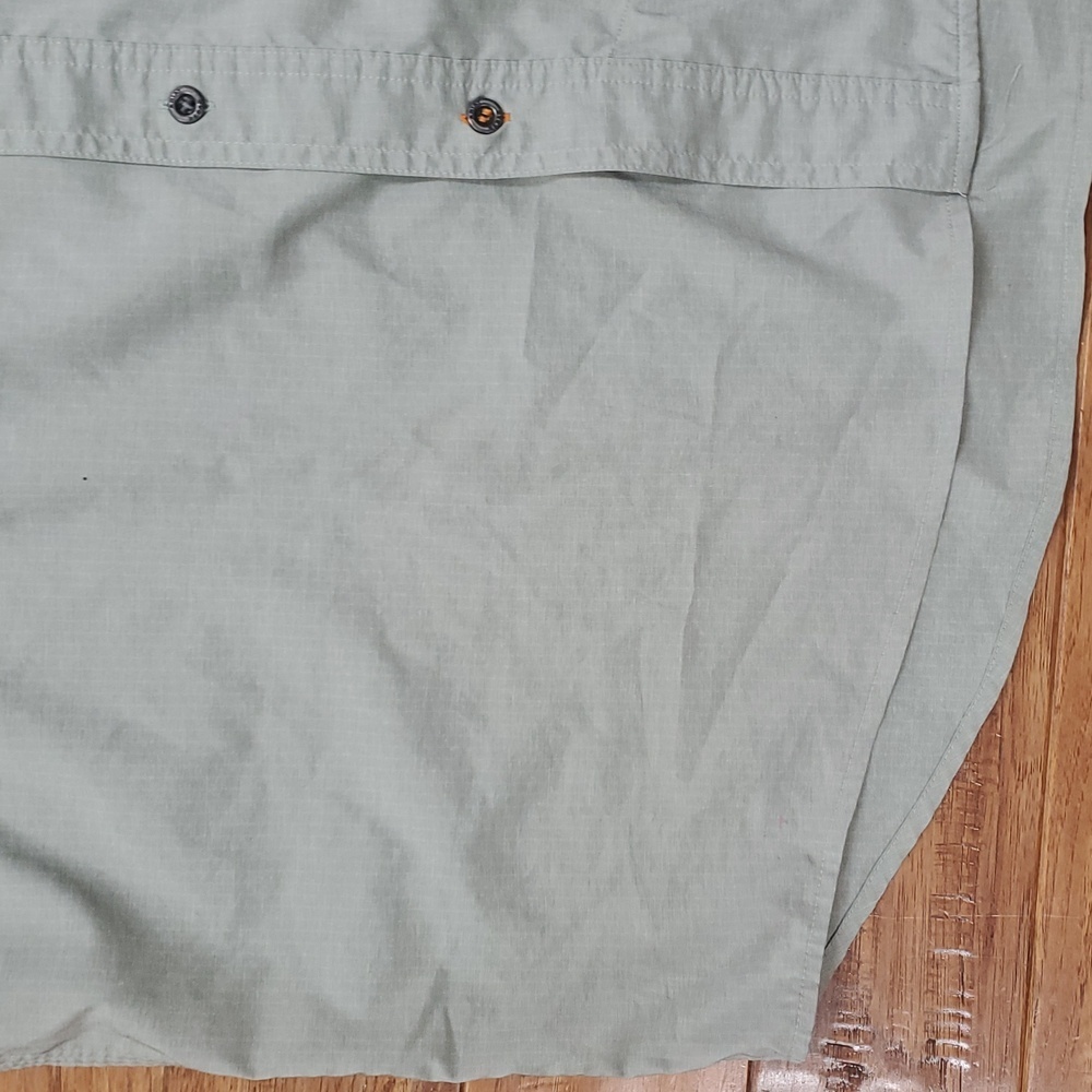 Ariat ReBar Green Casual Button Down Shirt Lightweight Relaxed Fit - Picture 3 of 9